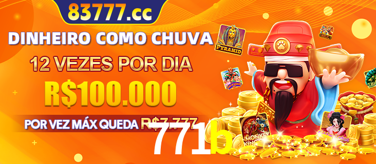 Banner do programa de recompensas Recomende para amigos do 771b, detalhando os bônus por convidar amigos, com prêmios que chegam a R$288.888.